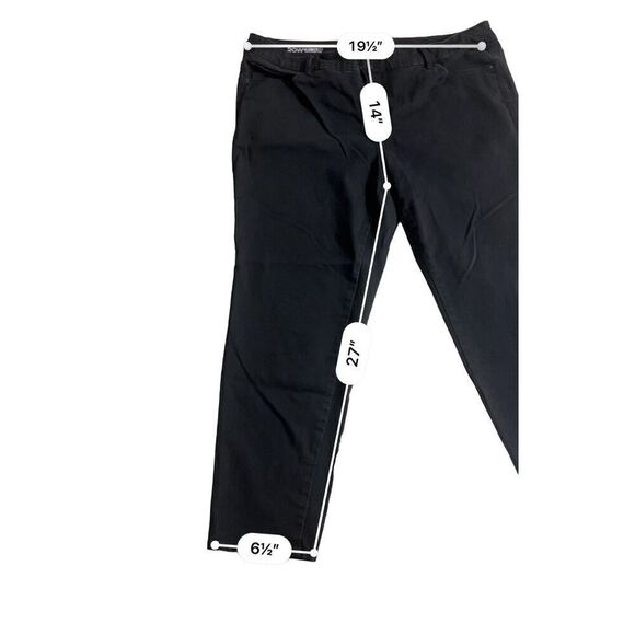 Liz Claiborne Ultimate Curby Fit black denim jeans size 20W - Picture 2 of 6